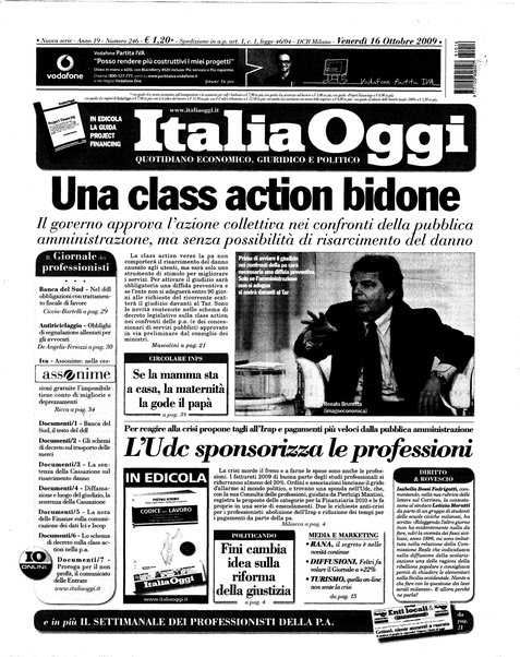 Italia oggi : quotidiano di economia finanza e politica